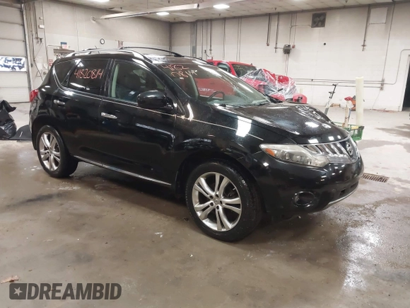 2009 Nissan Murano S with VIN JN8AZ18W19W134457, listed as a IAAI auction lot 41820814 with 132,672 mi miles and . Bid and sale history available at carsss.com. Image 1.