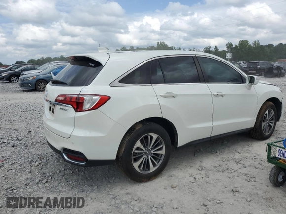 2016 Acura RDX Advance with VIN 5J8TB3H77GL017415, listed as a Copart auction lot 58571325 with 100,784 mi miles and Salvage title. Bid and sale history available at DreamBid. Image 3.