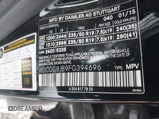 2015 Mercedes-Benz GLK 350 z VIN WDCGG8JB9FG394696, wystawiony jako IAAI lot #41991318 z przebiegiem 137 799 mil mil oraz . Historia ofert i sprzedaży dostępna na DreamBid. Obrazek 9.