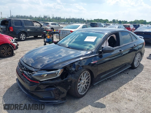 2019 Volkswagen Jetta GLI S with VIN 3VW5T7BU9KM142379, listed as a IAAI auction lot 42056617 with 77,283 mi miles and . Bid and sale history available at DreamBid. Image 17.
