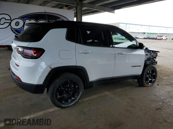 2023 Jeep Compass Trailhawk with VIN 3C4NJDDN1PT503243, listed as a Copart auction lot 60724475 with 13,063 mi miles and Salvage title. Bid and sale history available at DreamBid. Image 3.
