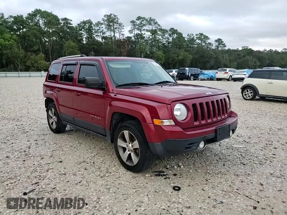 2017 Jeep Patriot High Altitude with VIN 1C4NJRFB3HD155274, listed as a Copart auction lot 80509394 with 92,384 mi miles and Salvage Title. Bid and sale history available at DreamBid. Image 15.