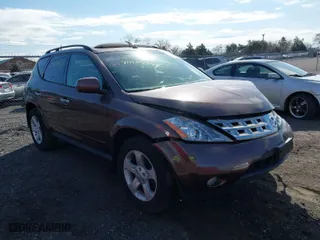 2004 Nissan Murano SE with VIN JN8AZ08W24W307566, listed as a IAAI auction lot 41809579 with 118,114 mi miles. Bid and sale history available at carsss.com. Image 1.