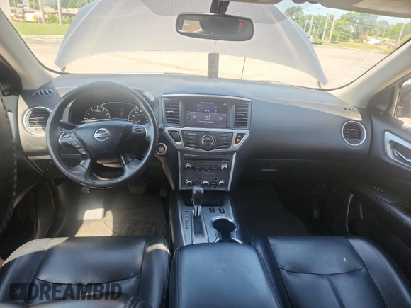 2017 Nissan Pathfinder SL z VIN 5N1DR2MN9HC909286, wystawiony jako Copart lot #58254495 z przebiegiem 80 084 mil mil oraz Szkoda całkowita • Salvage title. Historia ofert i sprzedaży dostępna na DreamBid. Obrazek 9.