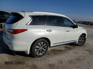 2015 Infiniti QX60 with VIN 5N1AL0MM5FC527690, listed as a Copart auction lot 45763045 with 157,179 mi miles and Salvage Title. Bid and sale history available at DreamBid. Image 3.