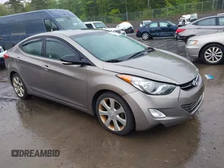 2013 Hyundai Elantra GLS z VIN 5NPDH4AE3DH265371, wystawiony jako IAAI lot #42341283 z przebiegiem 141 422 mil mil oraz . Historia ofert i sprzedaży dostępna na DreamBid. Obrazek 1.