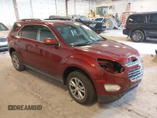 2017 Chevrolet Equinox LT with VIN 2GNALCEKXH1557030, listed as a IAAI auction lot 41912619 with 57,754 mi miles. Bid and sale history available at carsss.com. Image 1.