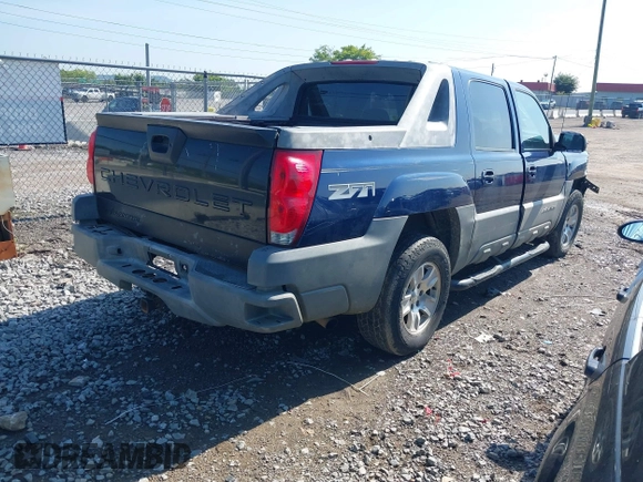2002 Chevrolet Avalanche with VIN 3GNEK13T32G147690, listed as a IAAI auction lot 42811424 with Not provided miles and . Bid and sale history available at DreamBid. Image 4.