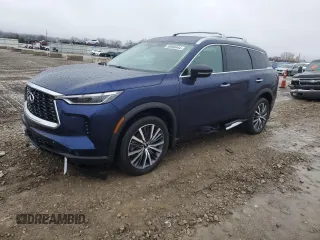 2023 Infiniti QX60 SENSORY with VIN 5N1DL1GS3PC369932, listed as a Copart auction lot 86880464 with 22,651 mi miles and Salvage Title. Bid and sale history available at carsss.com. Image 1.