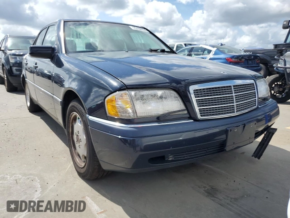 1996 Mercedes-Benz C with VIN WDBHA28E3TF392659, listed as a Copart auction lot 75169934 with Not Provided miles and Salvage Title. Bid and sale history available at carsss.com. Image 5.