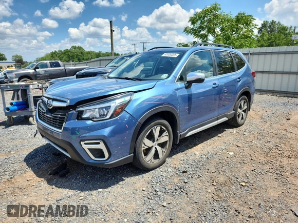 2020 Subaru Forester Touring with VIN JF2SKAXC3LH421386, listed as a Copart auction lot 63639205 with 38,559 mi miles and Salvage title. Bid and sale history available at DreamBid. Image 1.