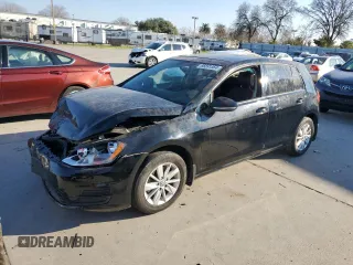 2015 Volkswagen Golf TSI S z VIN 3VW117AU7FM100644, wystawiony jako Copart lot #86591564 z przebiegiem 93 713 mil mil oraz Szkoda całkowita • Salvage title. Historia ofert i sprzedaży dostępna na DreamBid. Obrazek 1.