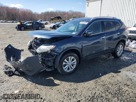 2015 Nissan Rogue SL z VIN 5N1AT2MV8FC915050, wystawiony jako Copart lot #50348105 z przebiegiem 123 072 mil mil oraz Szkoda całkowita • Salvage title. Historia ofert i sprzedaży dostępna na DreamBid. Obrazek 1.