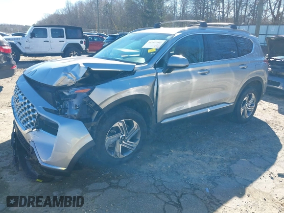 2021 Hyundai Santa Fe Essential with VIN 5NMS24AJ5MH361862, listed as a IAAI auction lot 41267193 with 32,965 mi miles. Bid and sale history available at carsss.com. Image 2.