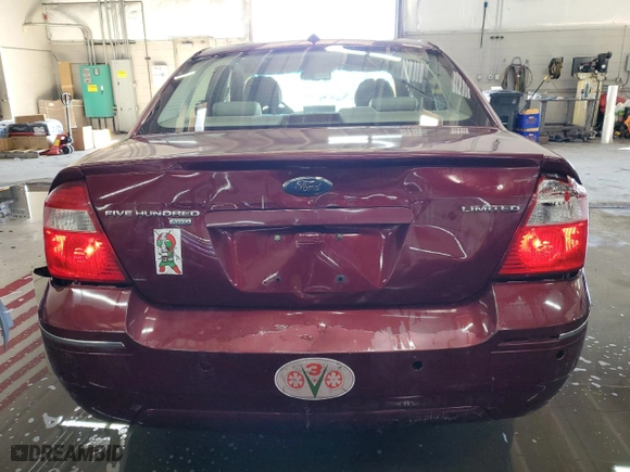 2007 Ford Five Hundred Limited with VIN 1FAHP28177G114107, listed as a Copart auction lot 42203175 with 197,186 mi miles and Salvage Title. Bid and sale history available at carsss.com. Image 6.