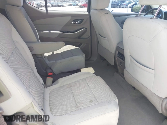 2019 Chevrolet Traverse LT Cloth with VIN 1GNERGKW0KJ123288, listed as a IAAI auction lot 42345412 with 78,696 mi miles and . Bid and sale history available at DreamBid. Image 8.