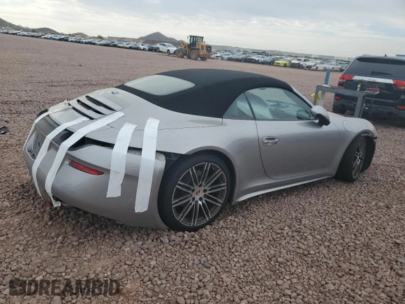 2015 Porsche 911 Carrera S with VIN WP0CB2A9XFS143308, listed as a Copart auction lot 54442804 with 26,171 mi miles and Salvage Title. Bid and sale history available at carsss.com. Image 3.