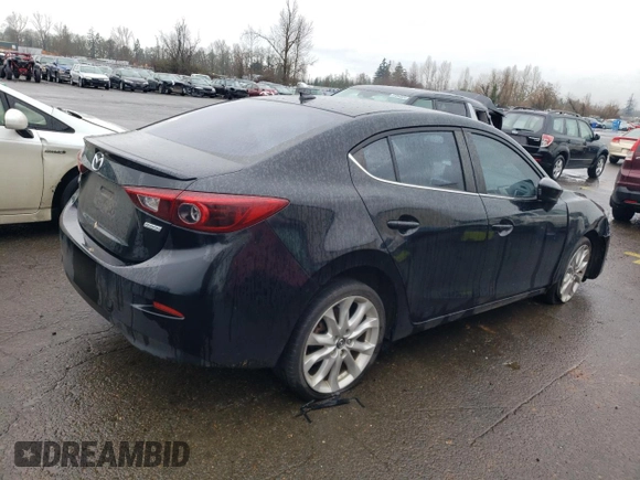 2015 Mazda 3 S Grand Touring with VIN JM1BM1W33F1263073, listed as a Copart auction lot 87162974 with 111,906 mi miles and Salvage Title. Bid and sale history available at DreamBid. Image 3.