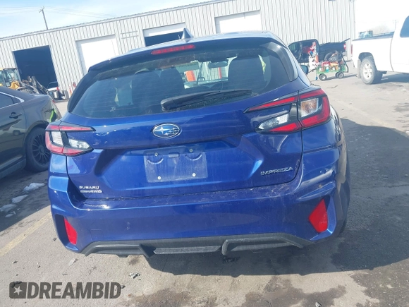 2024 Subaru Impreza with VIN JF1GUABC9R8274821, listed as a IAAI auction lot 41634793 with 19,290 mi miles. Bid and sale history available at carsss.com. Image 16.