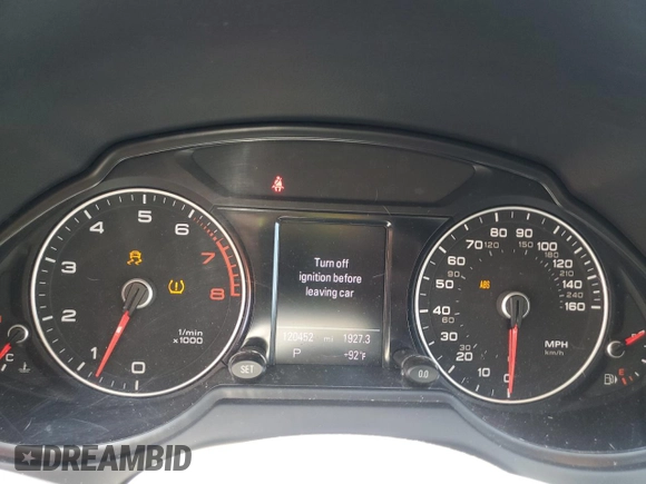 2013 Audi Q5 Premium Plus with VIN WA1LFAFP6DA007891, listed as a Copart auction lot 61104275 with 120,452 mi miles and Clean title. Bid and sale history available at DreamBid. Image 10.