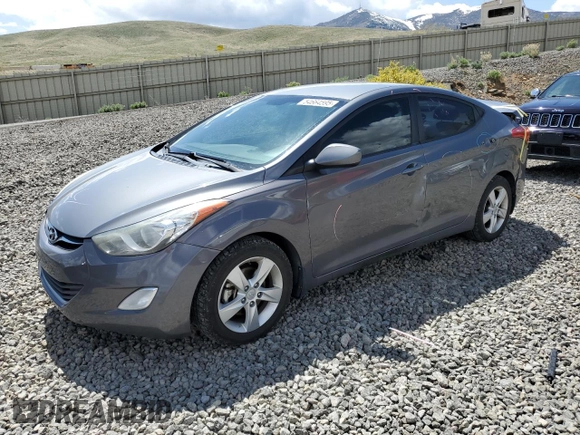 2013 Hyundai Elantra GLS z VIN 5NPDH4AE7DH162020, wystawiony jako Copart lot #54664595 z przebiegiem 165 999 mil mil oraz Szkoda całkowita • Salvage title. Historia ofert i sprzedaży dostępna na DreamBid. Obrazek 1.