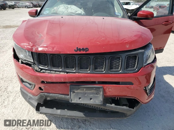 2020 Jeep Compass Altitude with VIN 3C4NJCBB5LT135856, listed as a Copart auction lot 76498864 with Not Provided miles and Salvage Title. Bid and sale history available at carsss.com. Image 13.
