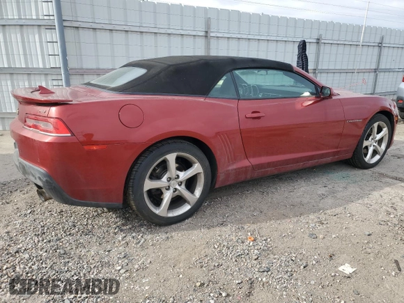 2015 Chevrolet Camaro LT with VIN 2G1FF3D32F9254721, listed as a Copart auction lot 48357235 with 112,813 mi miles and Clean Title. Bid and sale history available at carsss.com. Image 3.