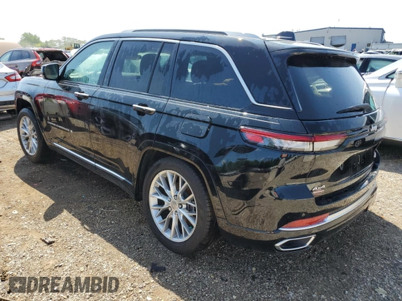 2023 Jeep Grand Cherokee Summit with VIN 1C4RJHEG6PC563345, listed as a Copart auction lot 63969163 with 2,909 mi miles and . Bid and sale history available at DreamBid. Image 2.