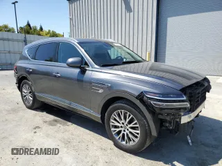 2021 Genesis GV80 with VIN KMUHB4SB7MU040137, listed as a Copart auction lot 65228045 with 74,658 mi miles and Salvage title. Bid and sale history available at DreamBid. Image 4.