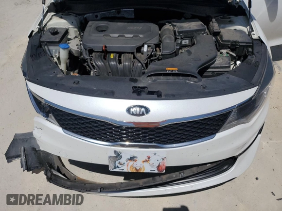 2016 Kia Optima LX with VIN KNAGT4L34G5086877, listed as a Copart auction lot 52037585 with 147,478 mi miles and Salvage Title. Bid and sale history available at carsss.com. Image 11.