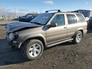 2002 Nissan Pathfinder SE z VIN JN8DR09Y12W746252, wystawiony jako Copart lot #49181095 z przebiegiem 163 576 mil mil oraz Szkoda całkowita • Salvage title. Historia ofert i sprzedaży dostępna na DreamBid. Obrazek 1.