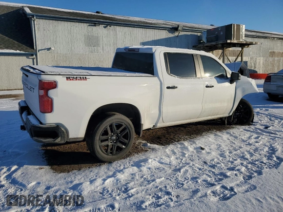 2022 Chevrolet Silverado 1500 LT Trail Boss with VIN 1GCPYFEL7NZ167567, listed as a Copart auction lot 44303105 with 23,992 mi miles and Salvage Title. Bid and sale history available at DreamBid. Image 3.
