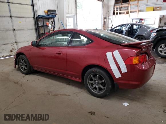 2002 Acura RSX Type S with VIN JH4DC53042C019989, listed as a Copart auction lot 73934374 with 169,366 mi miles and Salvage Title. Bid and sale history available at carsss.com. Image 2.