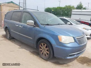 2011 Chrysler Town & Country Touring-L with VIN 2A4RR8DG0BR716130, listed as a IAAI auction lot 41949001 with 182,896 mi miles. Bid and sale history available at carsss.com. Image 1.