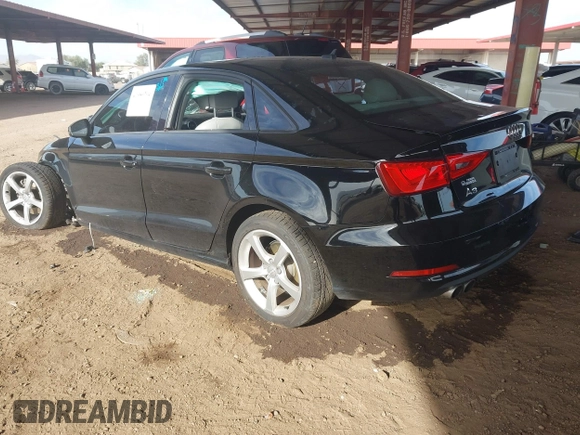 2015 Audi A3 1.8T Premium with VIN WAUACGFF3F1122058, listed as a IAAI auction lot 41689794 with 1 mi miles. Bid and sale history available at carsss.com. Image 3.