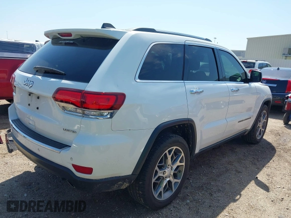 2020 Jeep Grand Cherokee Limited with VIN 1C4RJEBG3LC392194, listed as a IAAI auction lot 41832430 with 154,250 mi miles and . Bid and sale history available at DreamBid. Image 4.