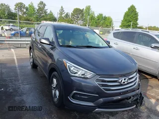 2018 Hyundai Santa Fe 2.4L with VIN 5XYZT3LB0JG525150, listed as a IAAI auction lot 42070377 with 142,418 mi miles and . Bid and sale history available at DreamBid. Image 1.
