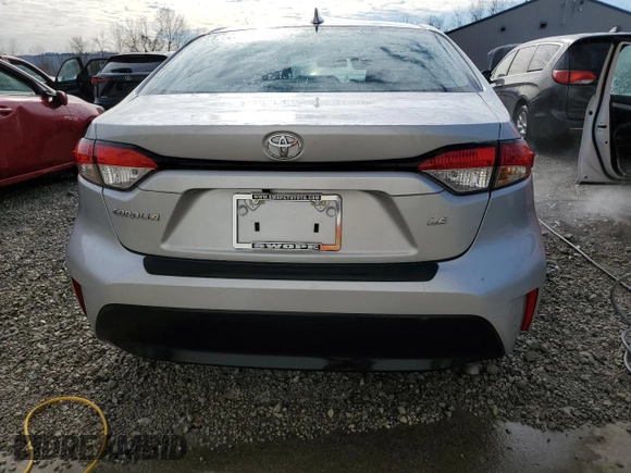 2024 Toyota Corolla LE with VIN 5YFB4MDEXRP186885, listed as a Copart auction lot 46605675 with 14,045 mi miles and Salvage Title. Bid and sale history available at carsss.com. Image 6.