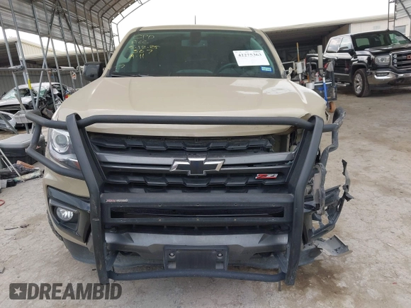 2022 Chevrolet Colorado 4WD Z71 with VIN 1GCGTDENXN1280108, listed as a IAAI auction lot 42275363 with 23,863 mi miles and . Bid and sale history available at DreamBid. Image 13.