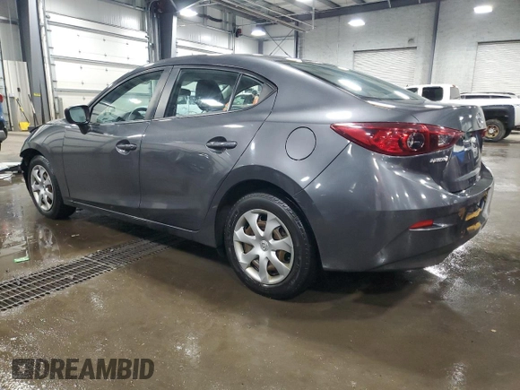 2014 Mazda 3 i SV with VIN JM1BM1T70E1156522, listed as a Copart auction lot 47558425 with 187,009 mi miles and Salvage Title. Bid and sale history available at DreamBid. Image 2.