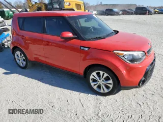 2016 Kia Soul + with VIN KNDJP3A52G7864917, listed as a Copart auction lot 82916504 with 0 mi miles and Salvage Title. Bid and sale history available at carsss.com. Image 4.