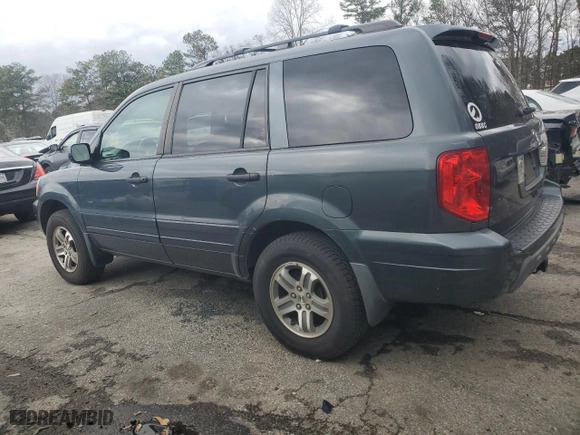 2005 Honda Pilot EX-L with NAVI with VIN 2HKYF18725H520896, listed as a Copart auction lot 47892185 with 210,658 mi miles and Clean Title. Bid and sale history available at carsss.com. Image 2.