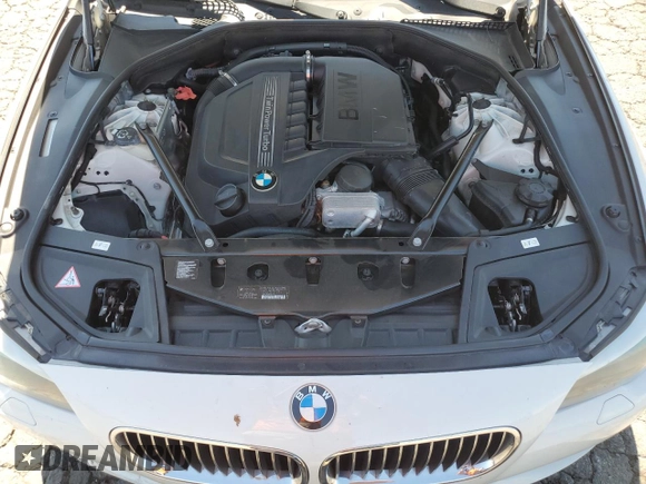 2013 BMW 5 Series 535i with VIN WBAFR7C56DC823291, listed as a Copart auction lot 56621415 with 100,423 mi miles and Salvage title. Bid and sale history available at DreamBid. Image 11.