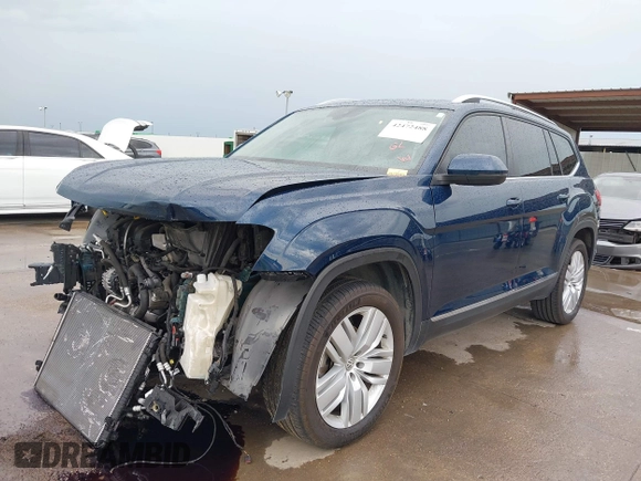 2019 Volkswagen Atlas SEL with VIN 1V2ER2CA9KC604299, listed as a IAAI auction lot 42472488 with 62,257 mi miles and . Bid and sale history available at DreamBid. Image 21.