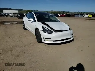 2023 Tesla Model 3 with VIN 5YJ3E1EA6PF423070, listed as a Copart auction lot 52029985 with 19,541 mi miles and Salvage Title. Bid and sale history available at DreamBid. Image 10.