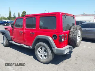 2020 Jeep Wrangler Unlimited Sport S with VIN 1C4HJXDN2LW279810, listed as a IAAI auction lot 42316998 with 106,667 mi miles and . Bid and sale history available at DreamBid. Image 3.