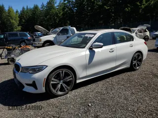 2021 BMW 3 Series 330i xDrive z VIN 3MW5R7J08M8B65337, wystawiony jako Copart lot #59090335 z przebiegiem 21 122 mil mil oraz Szkoda całkowita • Salvage title. Historia ofert i sprzedaży dostępna na DreamBid. Obrazek 1.