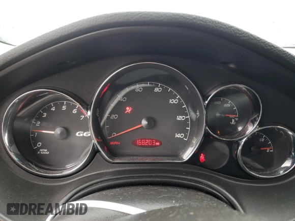 2009 Pontiac G6 w/1SA *Ltd Avail* with VIN 1G2ZG57N494223556, listed as a Copart auction lot 53805225 with 168,203 mi miles and Clean Title. Bid and sale history available at carsss.com. Image 9.