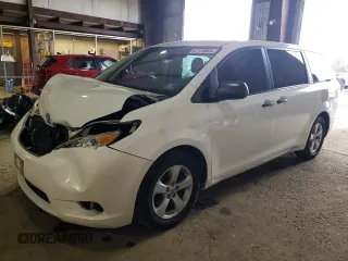 2014 Toyota Sienna L with VIN 5TDZK3DCXES441002, listed as a Copart auction lot 87139804 with 229,943 mi miles and Salvage Title. Bid and sale history available at carsss.com. Image 1.