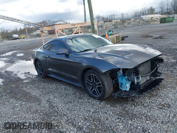 2020 Ford Mustang EcoBoost with VIN 1FA6P8TH2L5187549, listed as a IAAI auction lot 41956197 with 50,901 mi miles. Bid and sale history available at carsss.com. Image 1.